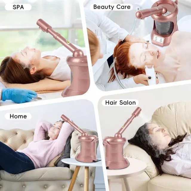 Alt view image 3 of 6 - Facial Steamer, Professional Face Steamer with Extendable Nozzle, Face Steamer for Home Use