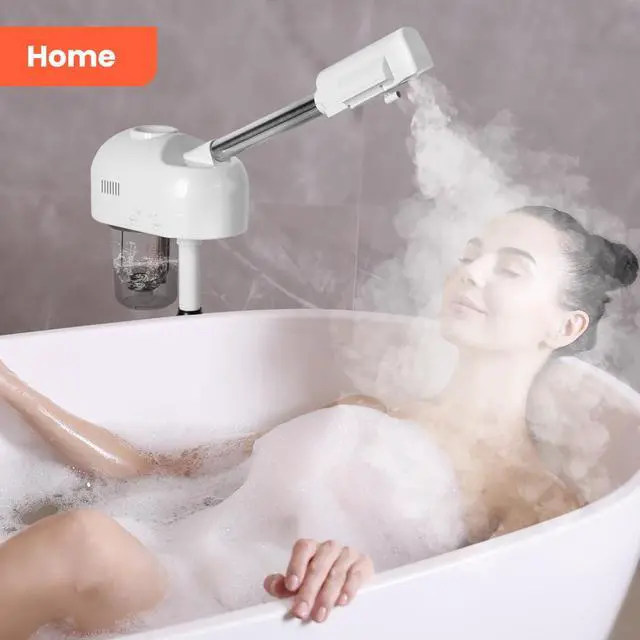 Alt view image 7 of 7 - Height Adjustable Professional Facial Steamer, White