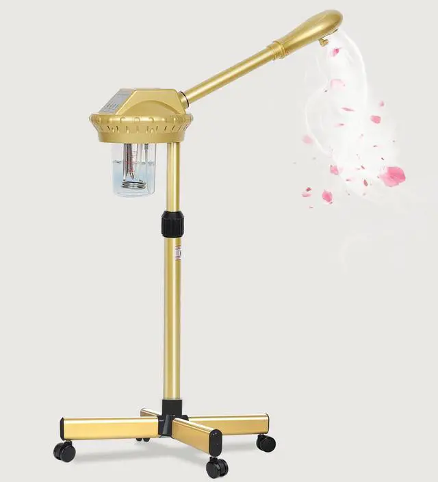 Main image of Facial Steamer Professional, Steamer for Face on Wheels Gold