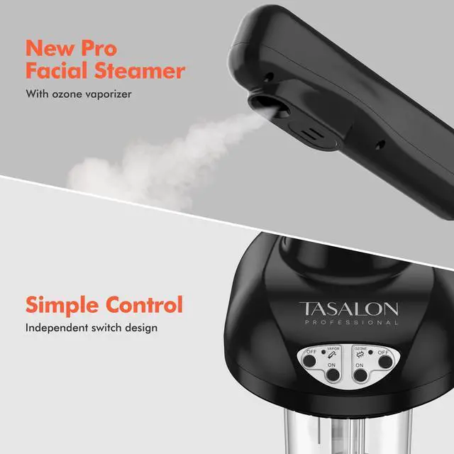 Alt view image 2 of 7 - Wheeled Professional Facial Steamer