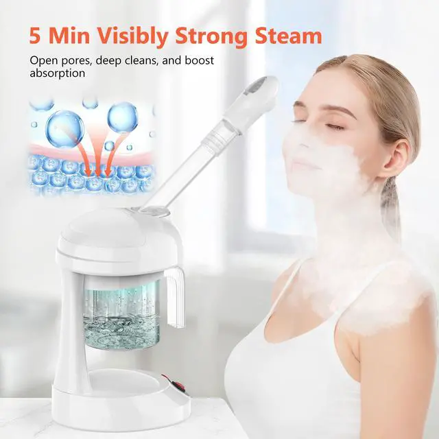 Alt view image 6 of 7 - Facial Steamer with Removable Water Tank, Face Steamer for Facial