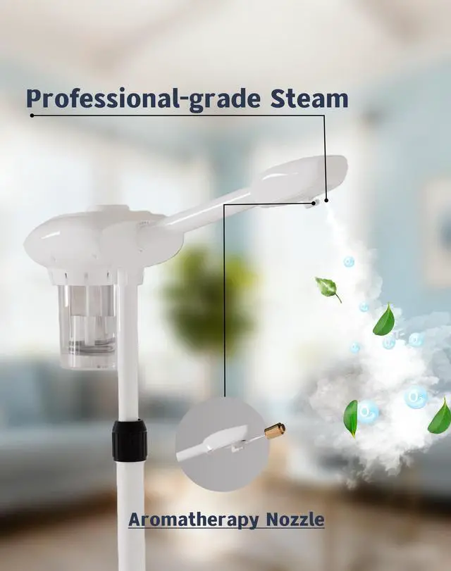 Alt view image 5 of 7 - Professional Facial Steamer with Magnifying Lamp
