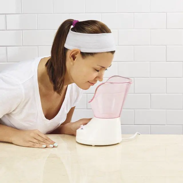Alt view image 5 of 7 - True Glow by Moisturizing Mist Facial Sauna System; Pink / Cream