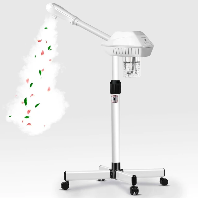 Main image of Professional Facial Steamer for Atomization Humidifier Atomizer, Adjustable Height and Angle, Face Steamer Clean Skin Firming Pores and Moisturizing Suitable for a Beauty, Spa, at Home