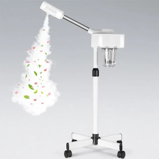 Main image of Professional Facial Steamer On Wheels Ionic Ozone with Hot Mist Function Stand Facial Steamer for Personal Home Salon Spa Skin Cleaning
