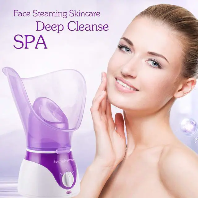 Alt view image 2 of 4 - Face Steamer,Spa Home Facial Steamer Sauna Pores and Extract Blackheads, Rejuvenate and Hydrate Your Skin for Youthful Complexion- Face Steaming Skincare Deep Cleanse SPA