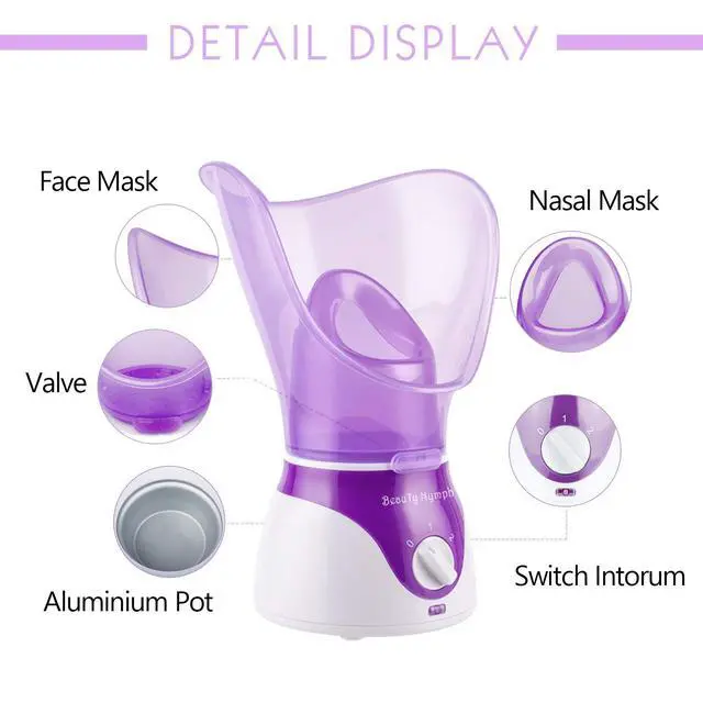 Alt view image 3 of 4 - Face Steamer,Spa Home Facial Steamer Sauna Pores and Extract Blackheads, Rejuvenate and Hydrate Your Skin for Youthful Complexion- Face Steaming Skincare Deep Cleanse SPA