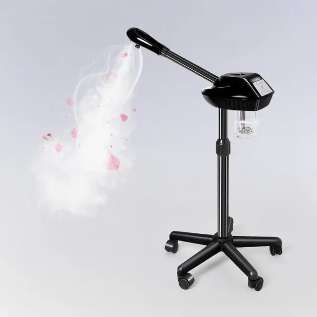 Main image of Rollable Facial Steamer with Powerful Steam Output, Adjustable Height Face Steamer, Professional Skin Hydrating Moisturizing Spa Machine for Home & Beauty Salon Use
