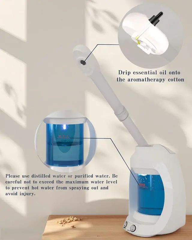 Alt view image 2 of 7 - Facial Steamer, Face Steamer and Hair Steamer for Esthetician