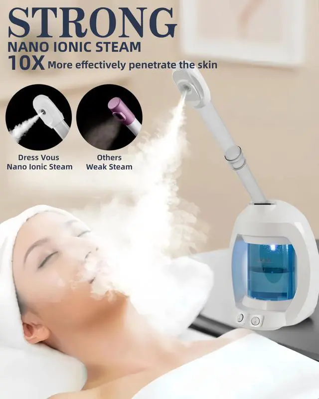 Alt view image 3 of 7 - Facial Steamer, Face Steamer and Hair Steamer for Esthetician
