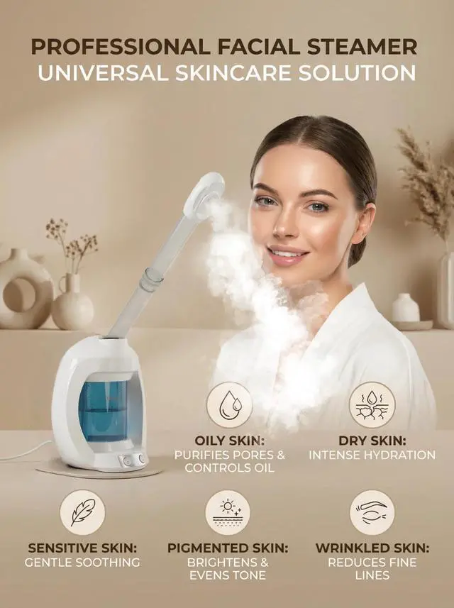 Alt view image 5 of 7 - Facial Steamer, Face Steamer and Hair Steamer for Esthetician