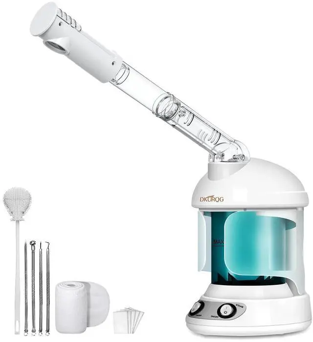 Main image of Facial Steamer with Extendable 360° Rotating Arm (Blue)