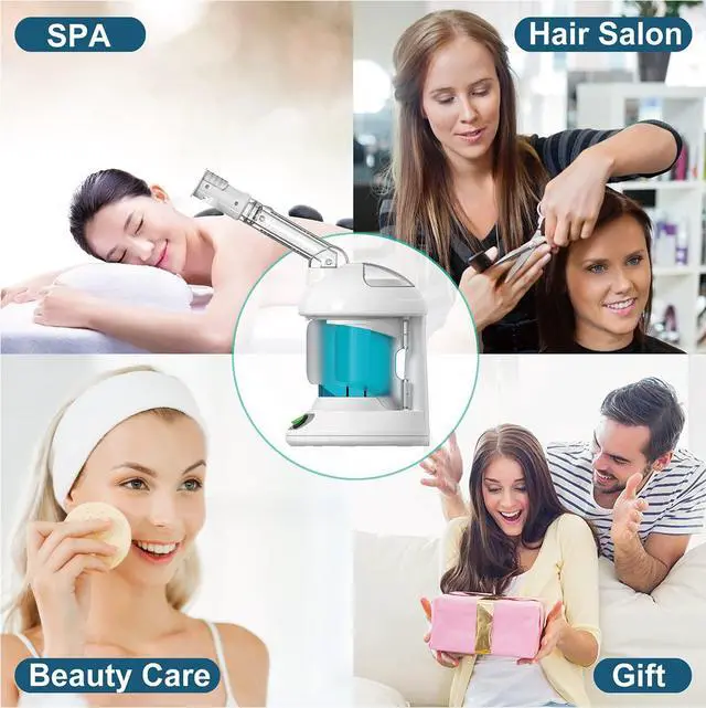 Alt view image 7 of 7 - Facial Steamer Ozone 360° Arm - Nano Ionic Warm Mist for Home Spa