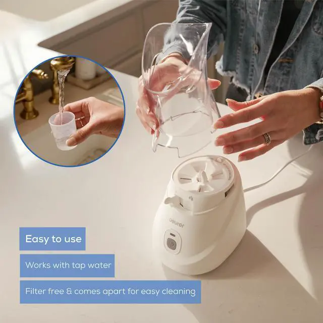 Alt view image 5 of 7 - SI31 Steam Inhaler for Drug-Free Cough & Cold Sinus Relief, Naturally Soothes Nasal & Throat Passages, with Universal Mask & Variable Steam Control, FSA/HSA Eligible