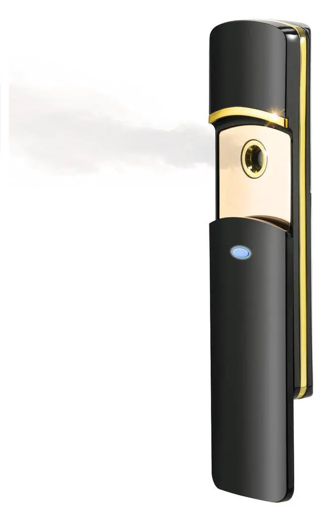 Main image of Face Mister, Nano Facial Mister for Lash Extensions, Portable Nano Mister & Mini Cool Facial Steamer, Nano Mist Sprayer for Hydrating the Skin,Refresh & Cool Down Eyelash Extensions Black