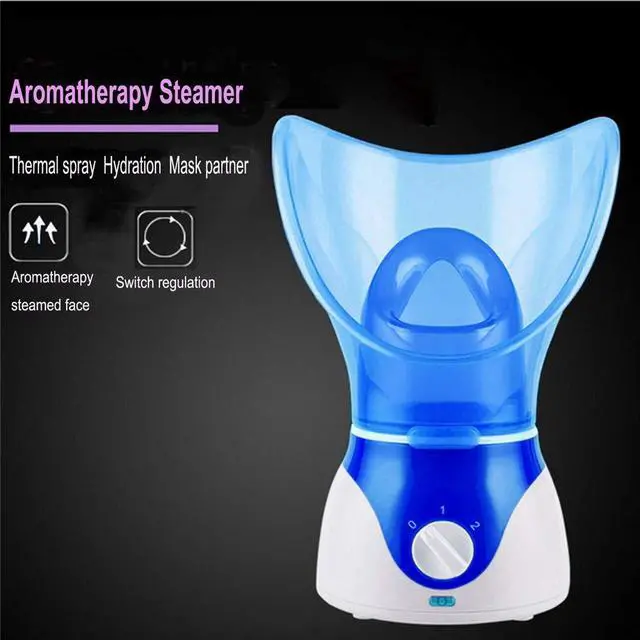 Alt view image 4 of 7 - Facial Steamer Professional Steam Inhaler Facial Sauna Spa for Face Mask Moisturizer - Sinus with Aromatherapy Diffuser Skin Care