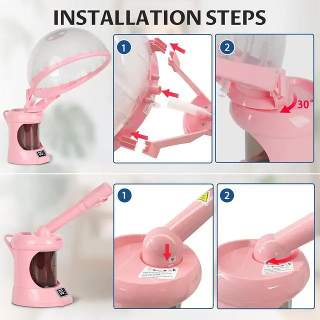 Alt view image 5 of 7 - 2 in 1 Hair Steamer, Hair Facial Steamer