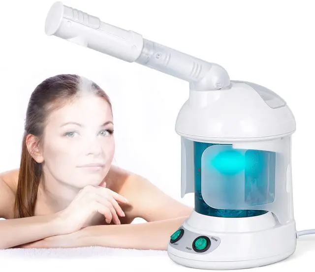 Alt view image 5 of 7 - Ionic Nano Mist 2 in 1 Hair Face Steamer, 360° Adjustable Steam Hood with Facial Sauna Attachment for Deep Moisturizing Hair Therapy and Skin Care at Home