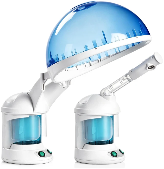 Main image of Hair Steamer PRO 3 in 1 Multifunction Ozone Facial Steamer with Bonnet Hood Attachment, Hair Therapy & Face Steamer for Personal Care Use at Home or Salon