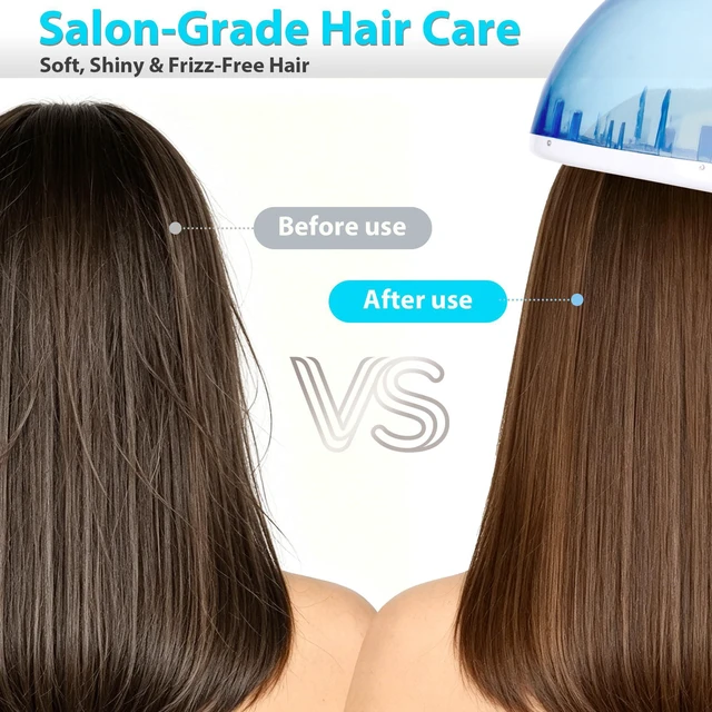 Alt view image 5 of 7 - Hair Steamer PRO 3 in 1 Multifunction Ozone Facial Steamer with Bonnet Hood Attachment, Hair Therapy & Face Steamer for Personal Care Use at Home or Salon