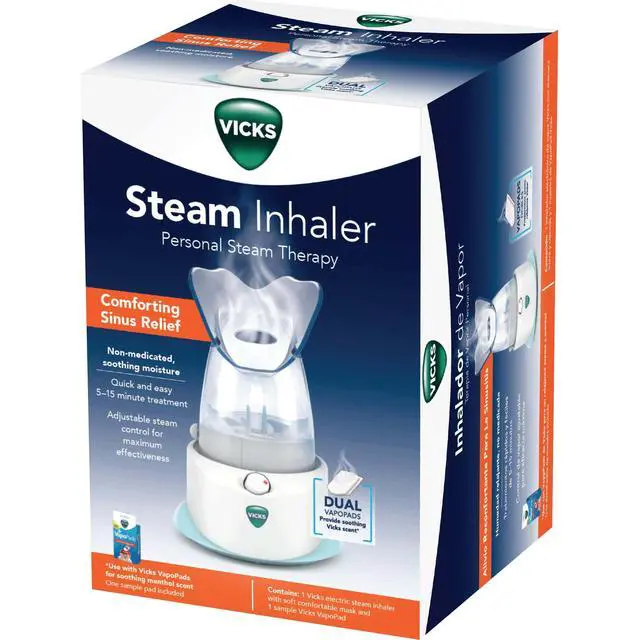 Alt view image 7 of 7 - Personal Steam Inhaler for Targeted Relief from Congestion