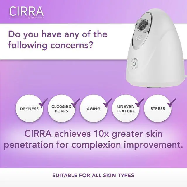 Alt view image 2 of 7 - CIRRA - Nano Ionic Facial Steamer