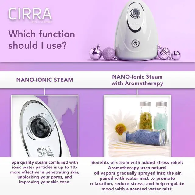 Alt view image 4 of 7 - CIRRA - Nano Ionic Facial Steamer