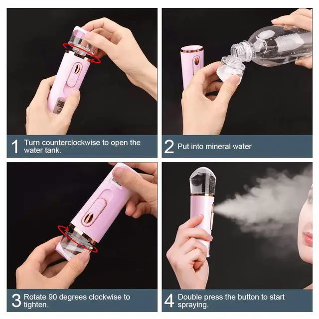 Alt view image 5 of 7 - Nano Facial Mister with Skin Analyzer Moisture Tester