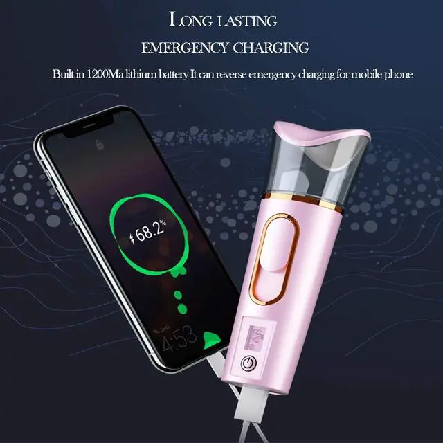 Alt view image 7 of 7 - Nano Facial Mister with Skin Analyzer Moisture Tester