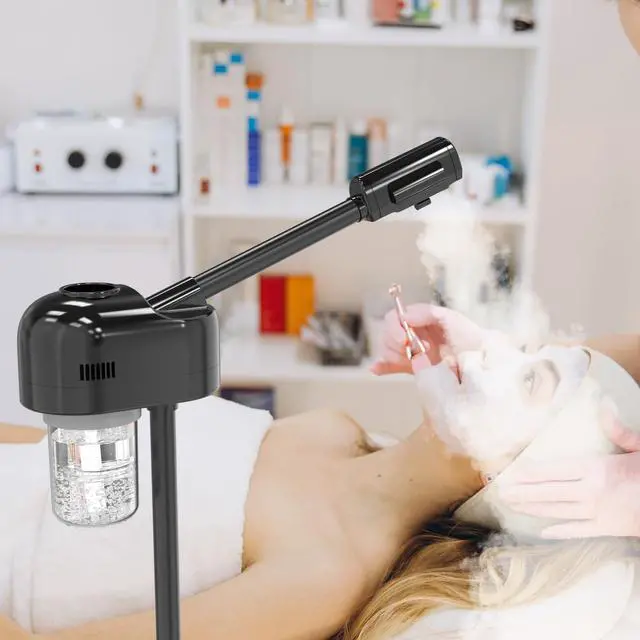 Alt view image 5 of 7 - Height Adjustable Professional Facial Steamer, Black