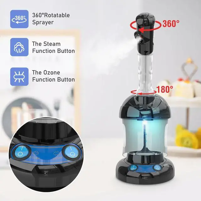 Alt view image 4 of 7 - Nano Ionic Facial Steamer for Deep Cleansing & Home Spa