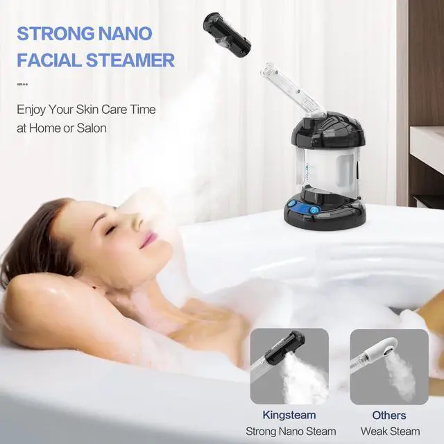 Alt view image 6 of 7 - Nano Ionic Facial Steamer for Deep Cleansing & Home Spa