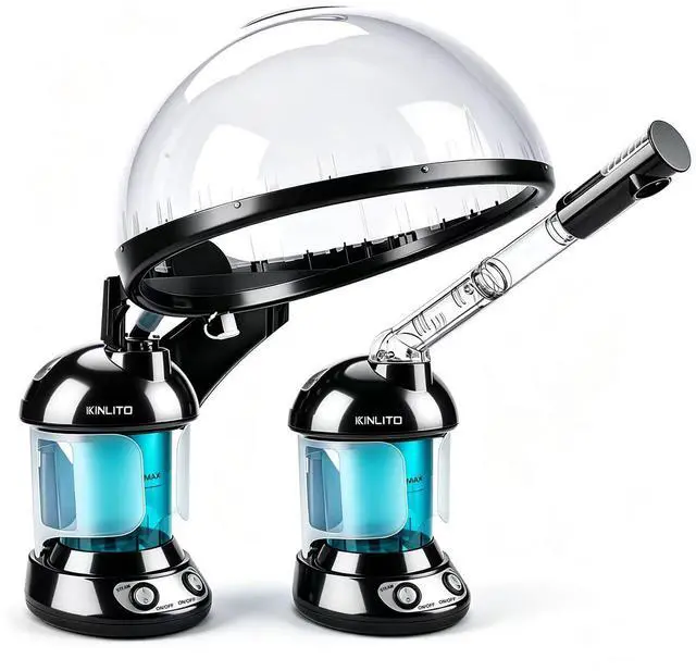 Main image of 2 in 1 Hair & Facial Steamer with Ozone - Warm Mist for Home Spa