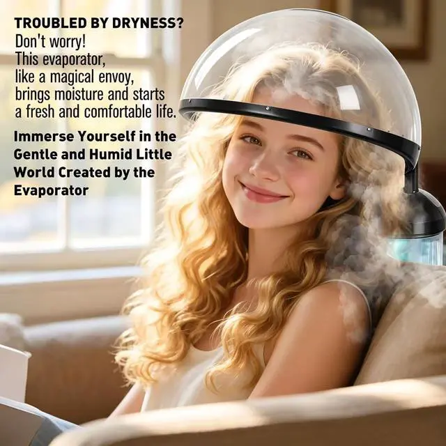 Alt view image 3 of 7 - 2 in 1 Hair & Facial Steamer with Ozone - Warm Mist for Home Spa