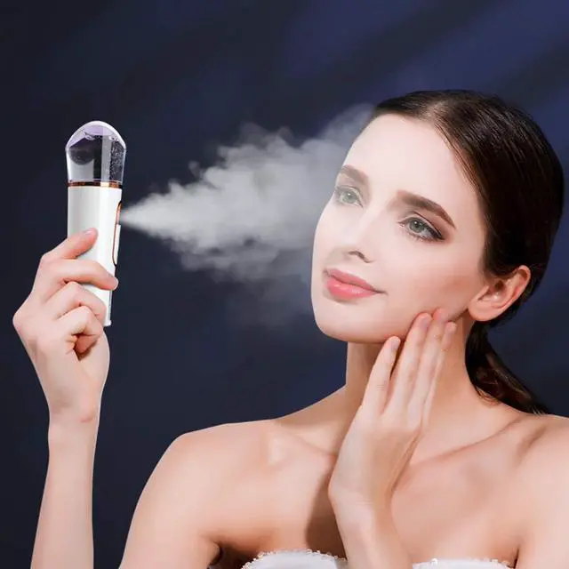 Alt view image 2 of 7 - Handy Nano Mist Sprayer with Skin Analyzer Moisture Tester