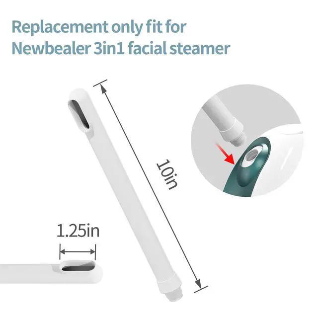 Alt view image 3 of 7 - Extended Nozzle for 3in1 Facial Steamer, 360° Rotatable Arm - Extra Flexibility for Portable Spa - Personal Care Use at Home or Salon, Replaceable Accessory (Not Include Facial Steamer)