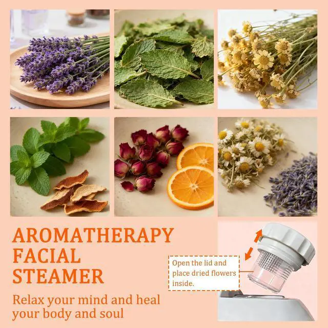 Alt view image 6 of 7 - Facial Steamer,Face Steamer,Nano Lonic Steamer for Face With 360° Rotating Arm,Face Steamer for Facial Deep Cleaning,Portable Facial Steamers Professional-Facial Spa for Personal Care at Home or Salon