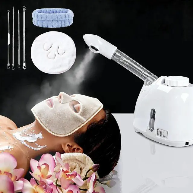 Main image of Facial Steamer,Face Steamer,Nano Lonic Steamer for Face With 360° Rotating Arm,Face Steamer for Facial Deep Cleaning,Portable Facial Steamers Professional-Facial Spa for Personal Care at Home or Salon
