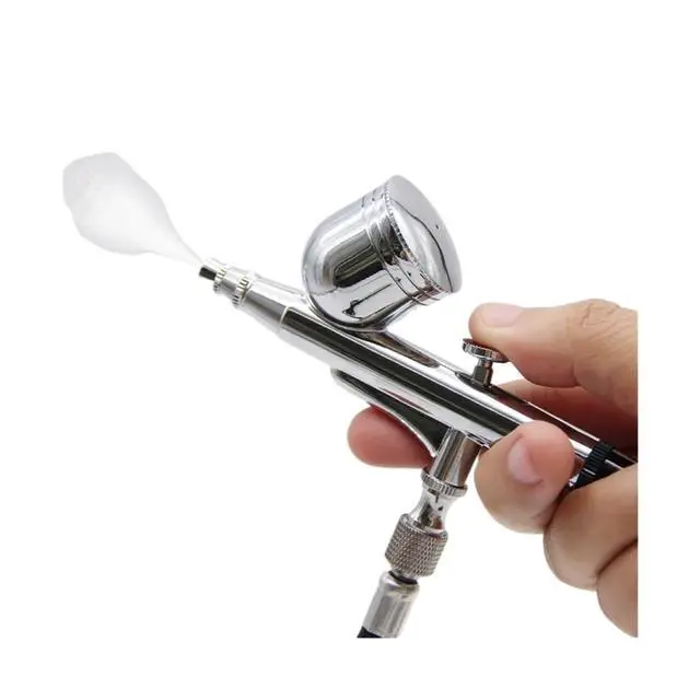 Alt view image 2 of 5 - Water Oxygen Air Brush Injector Machine for Makeup, Tattoo, Nail Art & Graffiti - Facial Steamer Compressor Tool