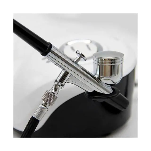 Alt view image 4 of 5 - Water Oxygen Air Brush Injector Machine for Makeup, Tattoo, Nail Art & Graffiti - Facial Steamer Compressor Tool
