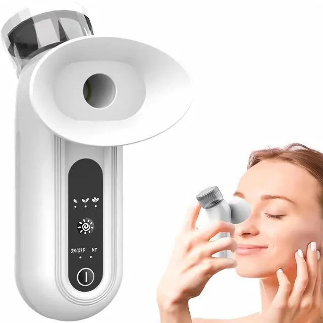 Alt view image 2 of 7 - Eye Steamer for Dry Eye, Upgraded Eye Relief Steam Therapy, Heated Nano Eye Mist Steam Sprayer for Relief Dry Eye and Face, Rechargeable Eye Mist Steamer for Moisturizing & Cleaning