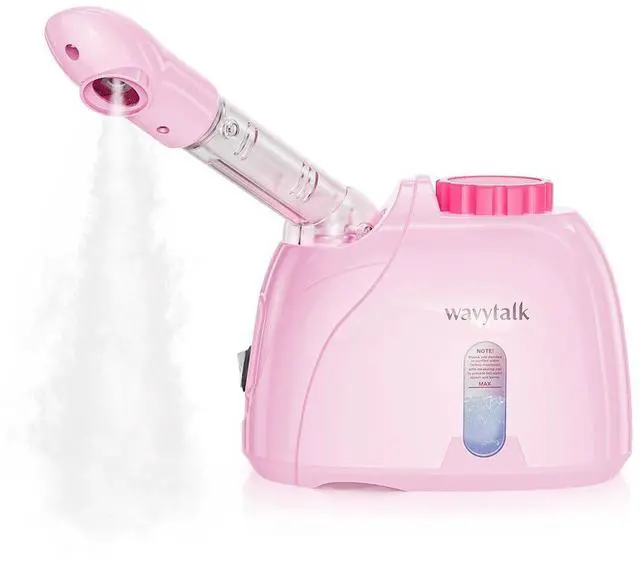 Main image of Facial Steamer,Warm Mist Face Steamer with 360° Rotatable Sprayer Nozzle for Deep Cleaning Unclogs Pores,Portable Face Humidifier Skin Care for Home Facial SPA Sauna Salon