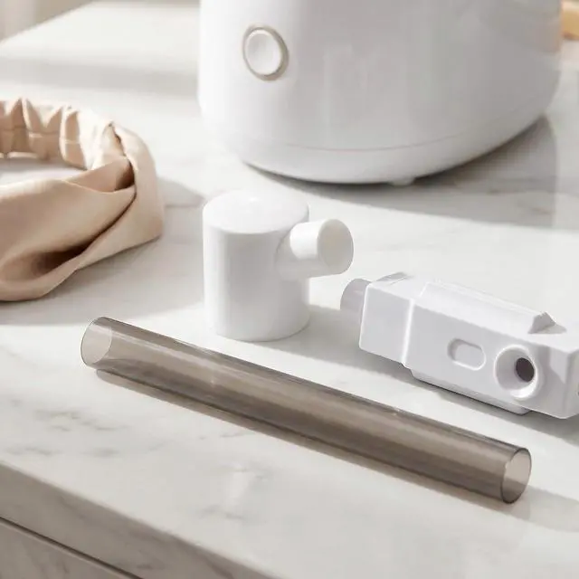 Alt view image 5 of 7 - 1 Set Facial Steamer Accessories: Fine Spray Mist Nozzle, Extension Pipe, & Connector - Cold Spray Diffuser Attachment for Beauty Spa Home and Salon Steaming Devices
