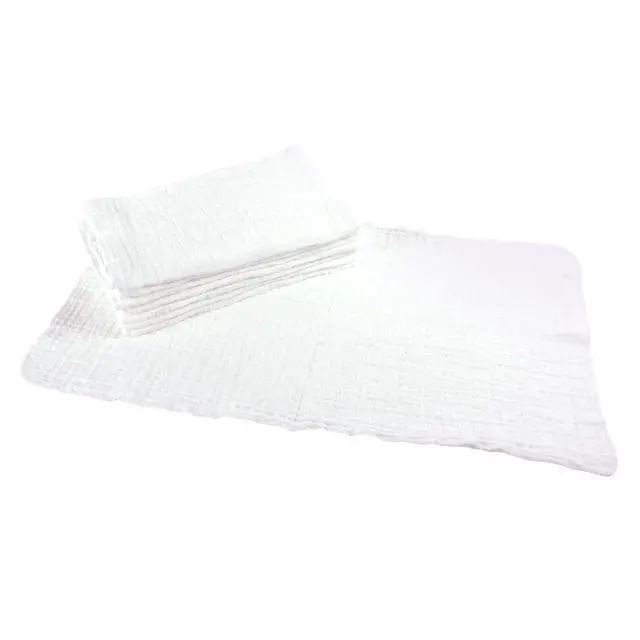 Alt view image 4 of 7 - Muslin Facial Cloths for Professional or Home Use. Super Soft 100% Cotton Muslin Weave. Perfect for Applying, Covering and Removing Facial Moisturizers and Creams - 8 Pack