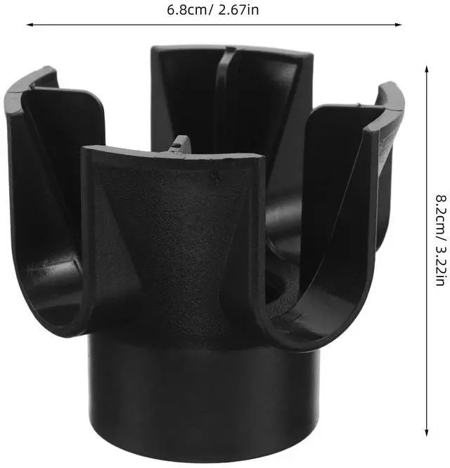 Alt view image 2 of 7 - Facial Steamer Replacement Base Mount Holder, Plastic Cold Spray Nozzle Fixing Bracket, Salon Face Steamer Base Stand for Beauty Spa Equipment Repair