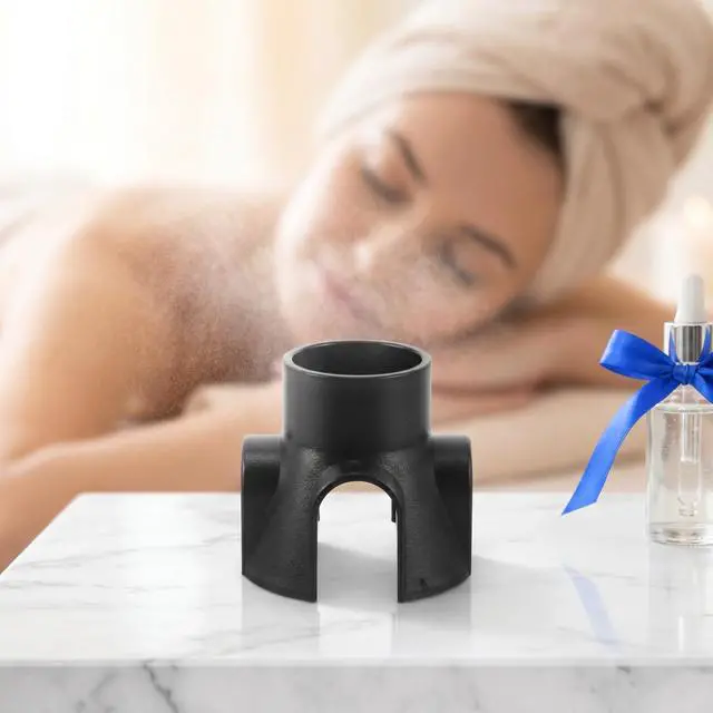 Alt view image 5 of 7 - Facial Steamer Replacement Base Mount Holder, Plastic Cold Spray Nozzle Fixing Bracket, Salon Face Steamer Base Stand for Beauty Spa Equipment Repair