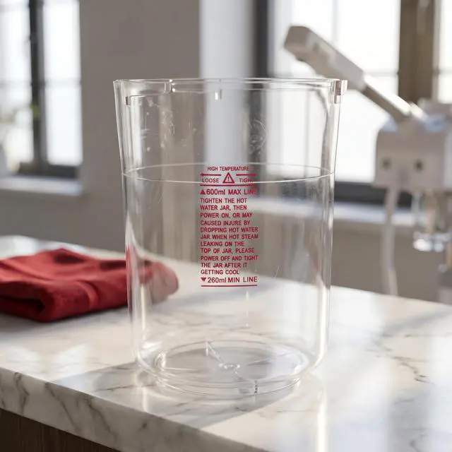 Alt view image 2 of 7 - Facial Steamer Replacement Water Tank Transparent Cup 5.7In