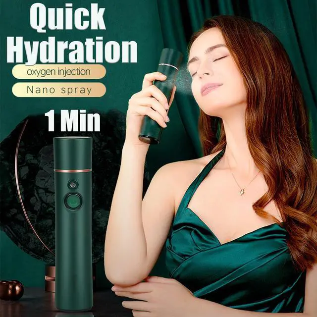 Alt view image 2 of 7 - Portable Oxygen Facial Nano Mist Sprayer for Hydration AntiAging