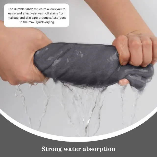 Alt view image 6 of 7 - Microfiber Esthetician Towels for Facials 6 Pack Grey