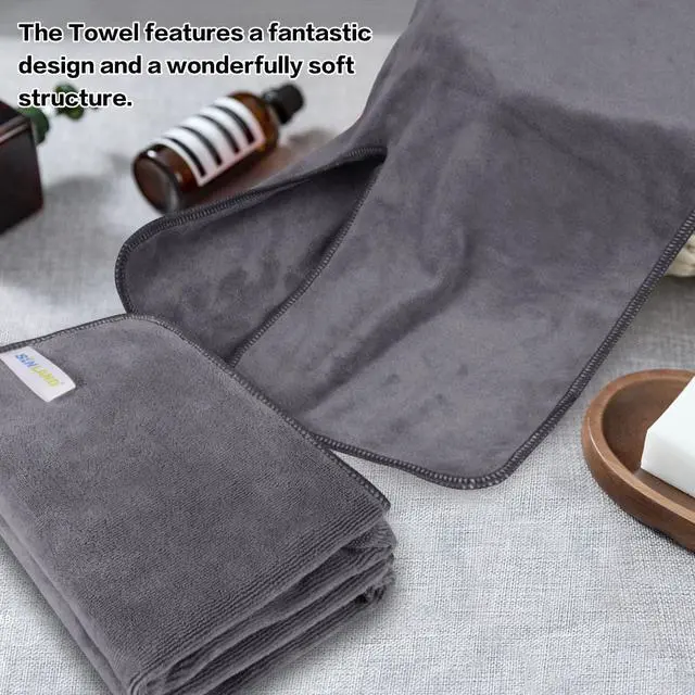 Alt view image 7 of 7 - Microfiber Esthetician Towels for Facials 6 Pack Grey
